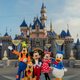 The Disney family under happier circumstances.